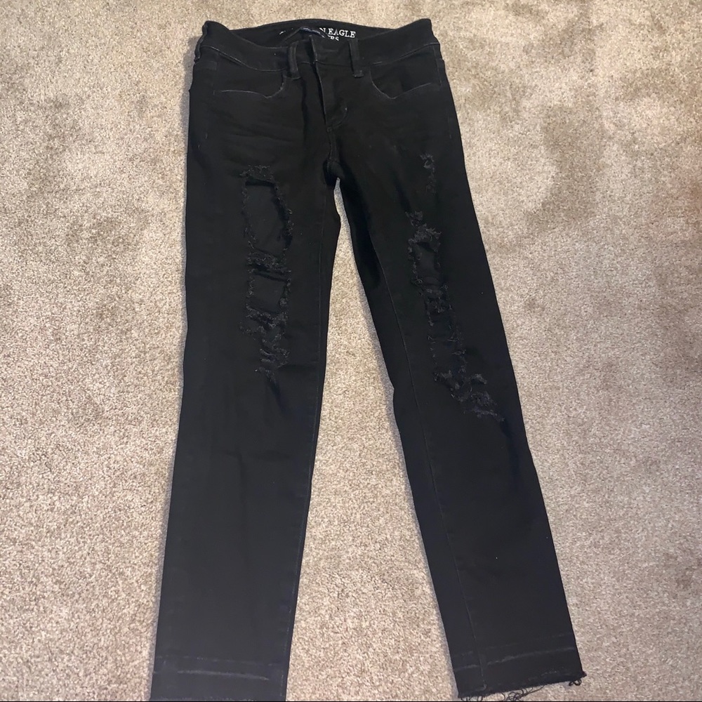 American Eagle Super Super Stretch Jegging Crop